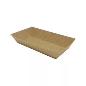 Large Kraft Tray 220/190x115/85x45mm